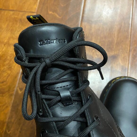 Dr. Martens Doc Crewson Chukka Smooth Leather Black Boots Men's Size 10 - Picture 5 of 9